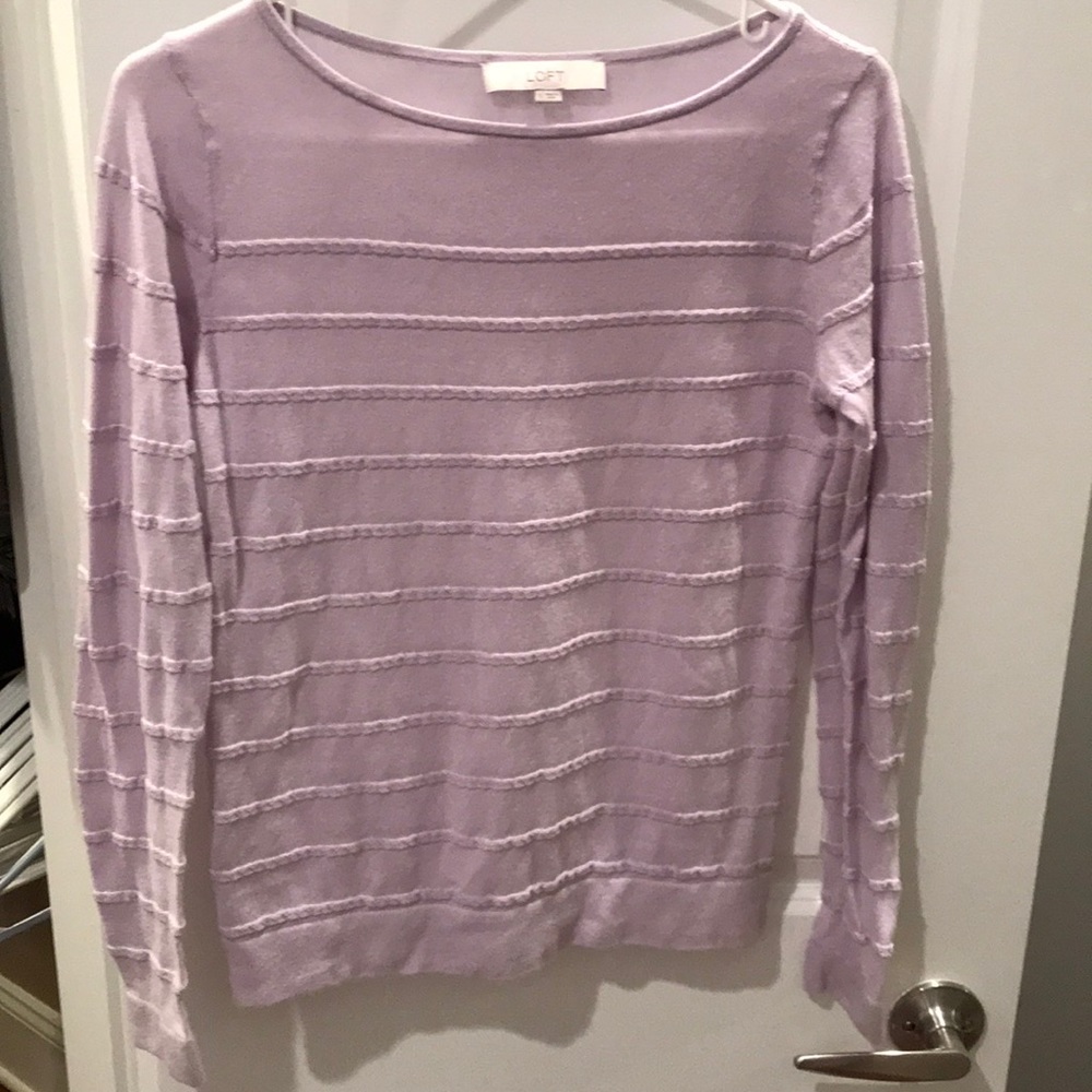 Loft purple sweater